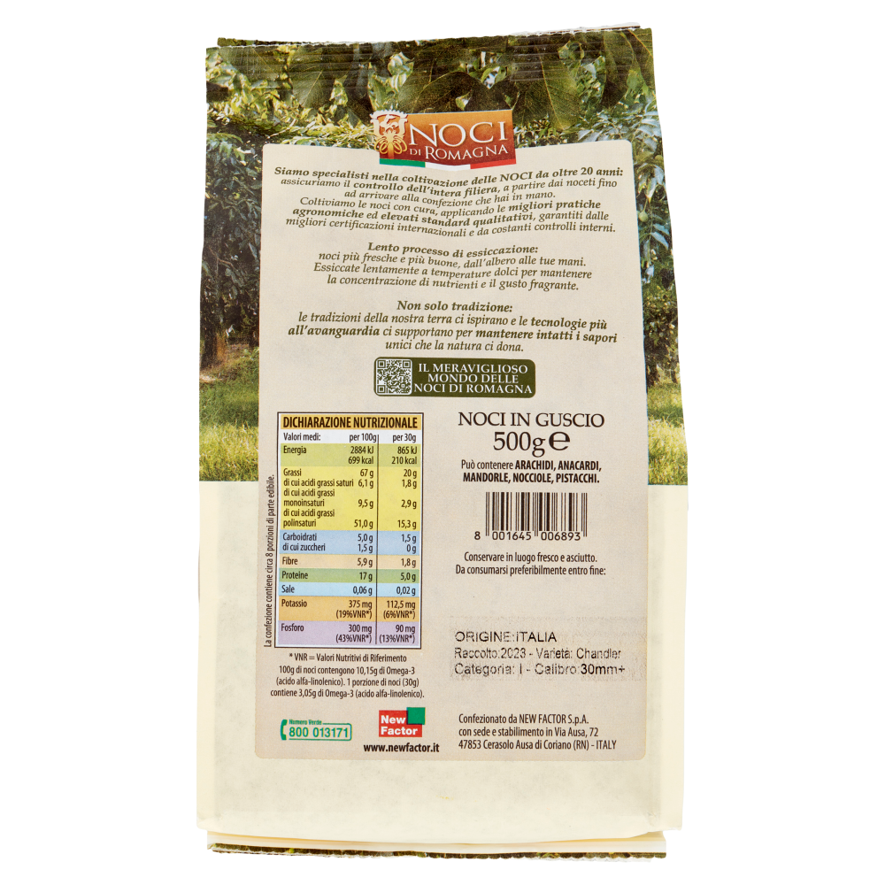 Mister Nut Noci di Romagna in Guscio 500 g