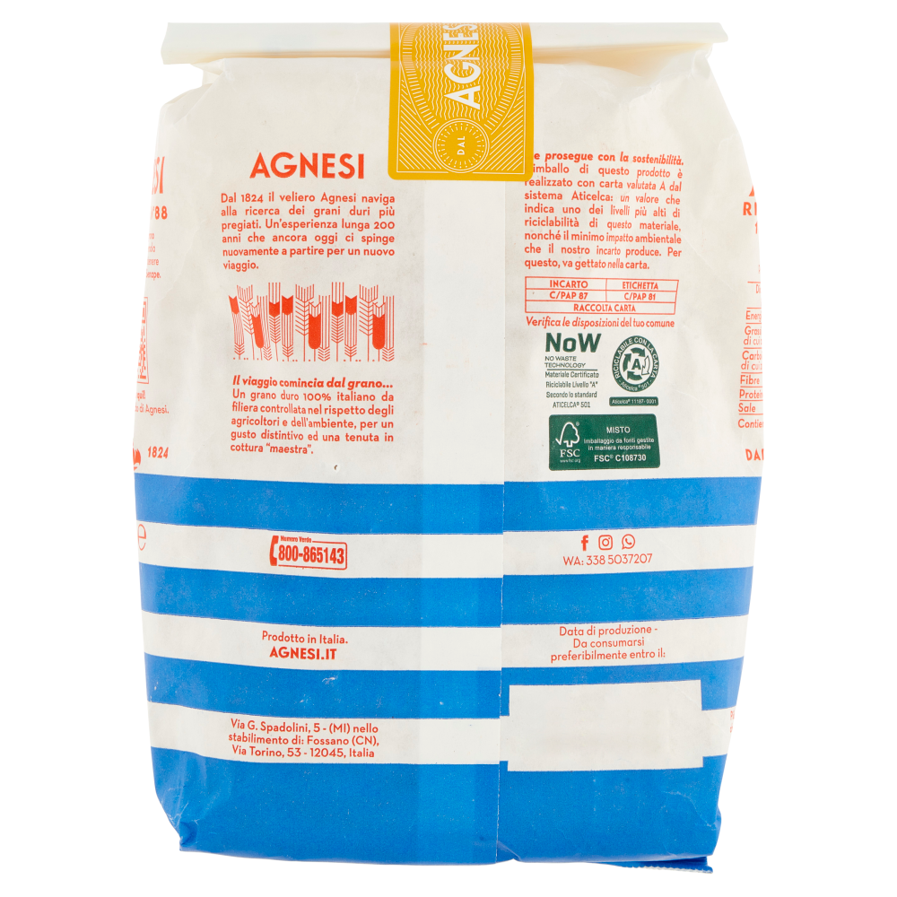 Agnesi Ricciutelle N&deg; 88 500 g