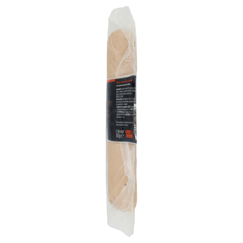 Carrefour Selection Bratwurst Würstel di puro suino 2 x 90 g