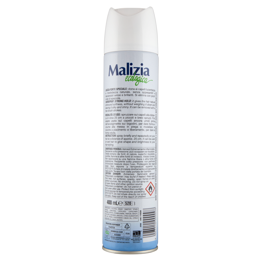 Malizia ecologica Lacca Forte Ecofix 400 mL