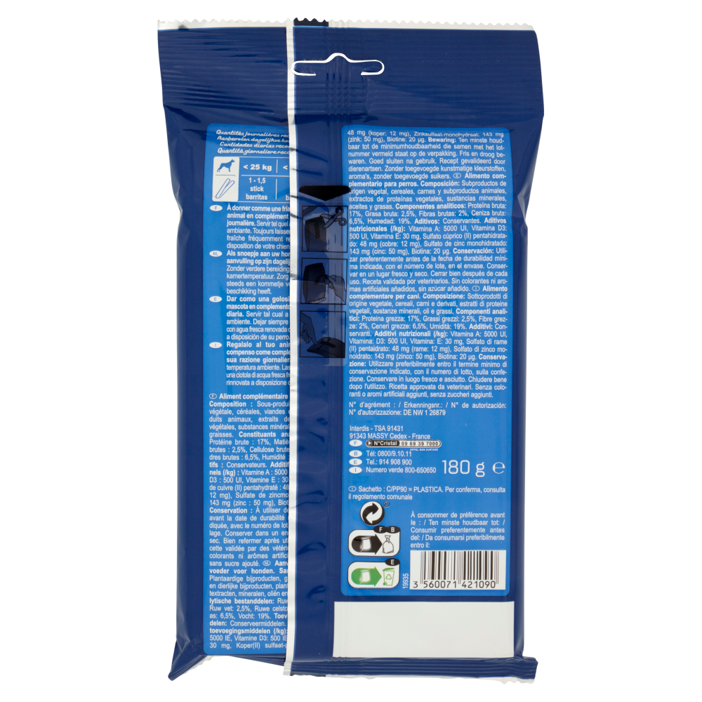 Carrefour Companino Dental Care Medium-Maxi >10kg Triple Action x7 180 g