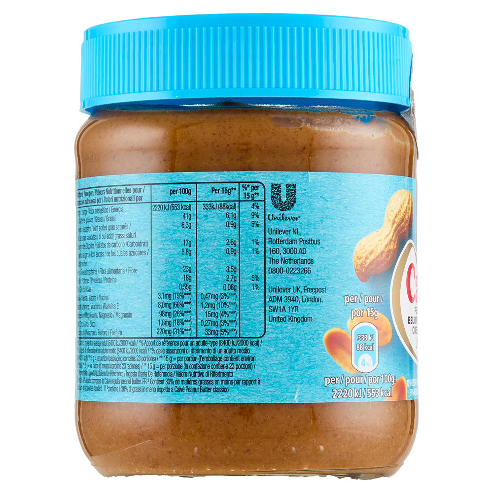 Calvé Crema di Arachidi Leggera 350 g