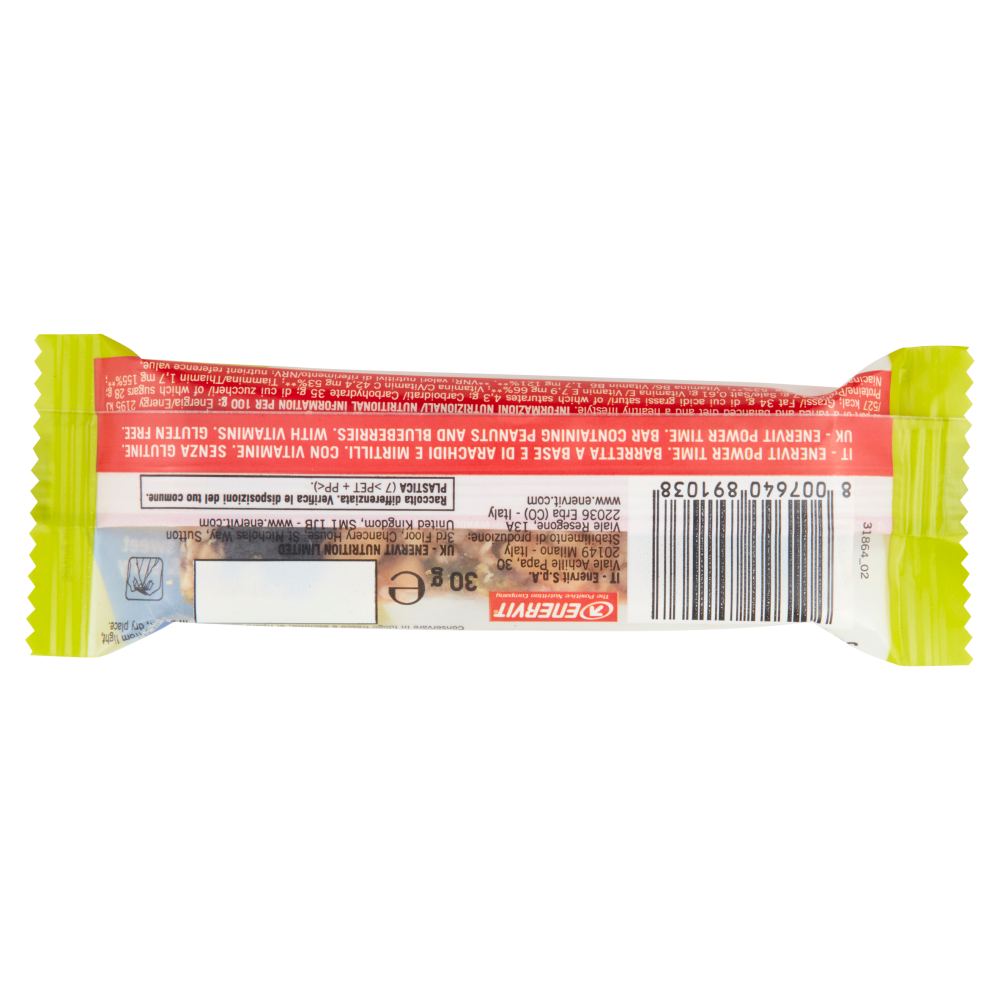 Enervit Power Time Outdoor Bar Blueberry & Nuts 30 g