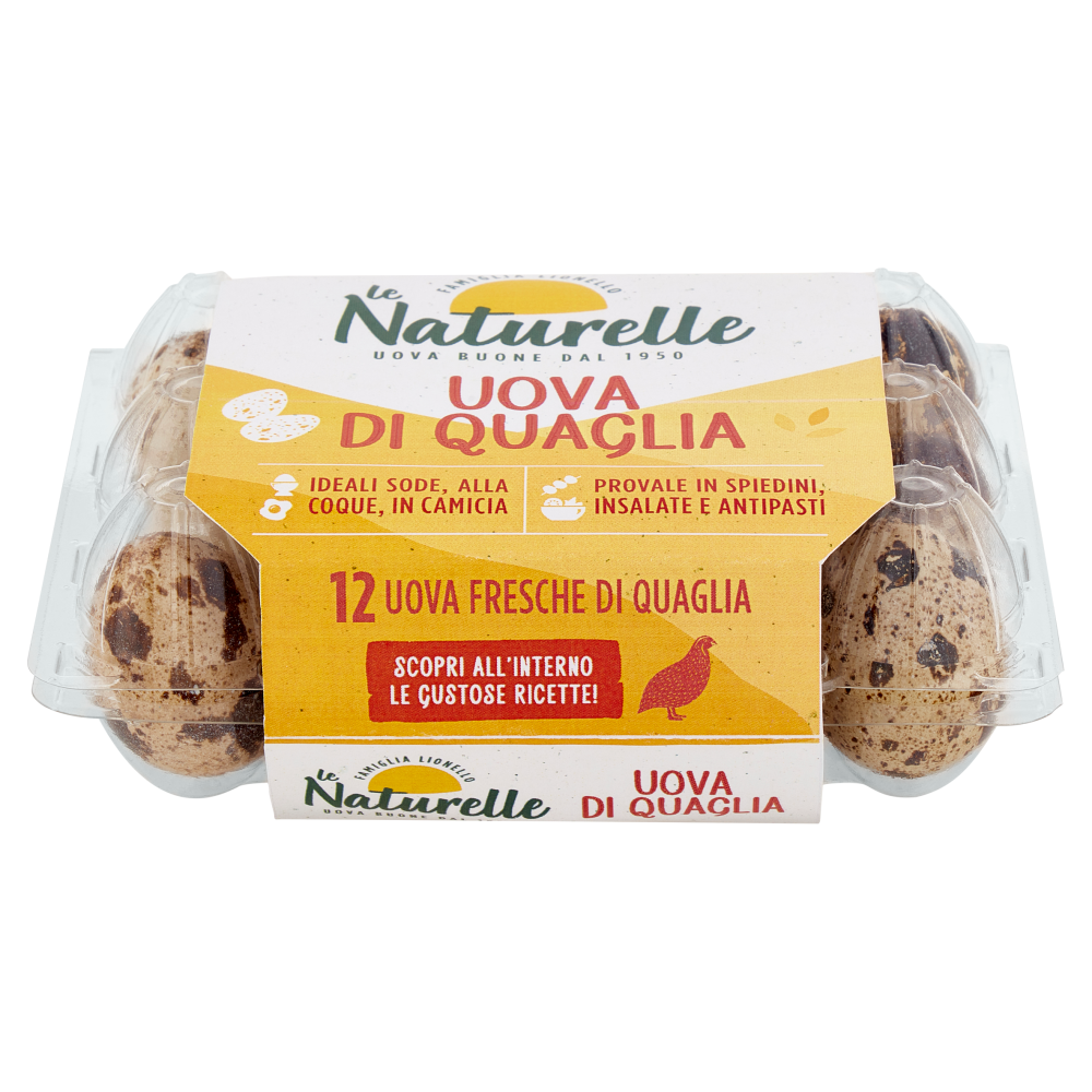 le Naturelle 12 Uova Fresche di Quaglia
