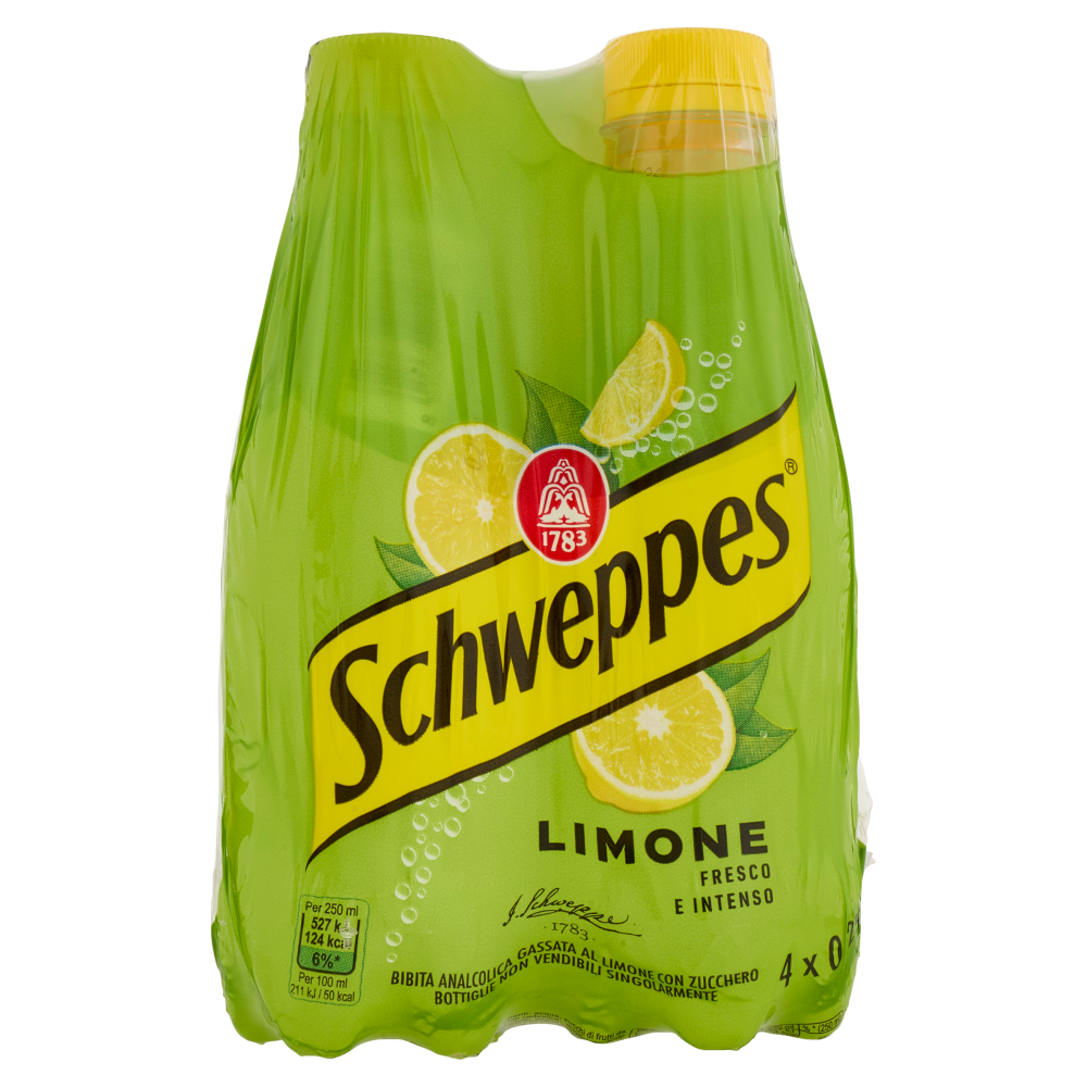 Schweppes Limone PET 4 x 0,25 L