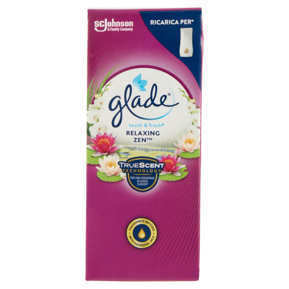 Glade Automatic Spray Ricarica Relaxing Zen - Profumatore D'Ambiente 269 Ml Per Erogatore Automatico