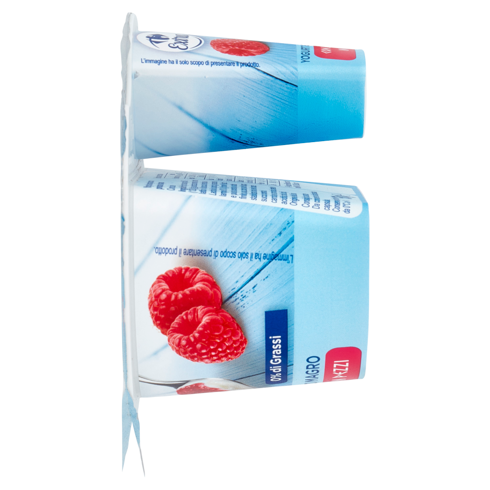 Carrefour Extra Yogurt Greco Magro con Lamponi in Pezzi 150 g