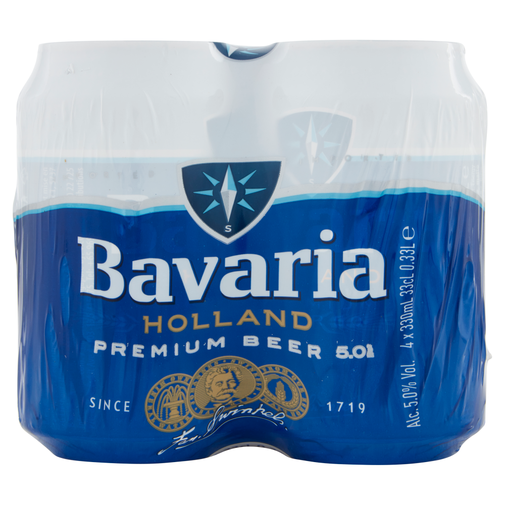 Bavaria Premium Beer 5.0% 4 x 330 mL