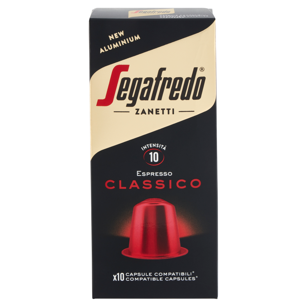 Segafredo Zanetti Espresso Classico 10 Capsule Compatibili Nespresso* 51 g