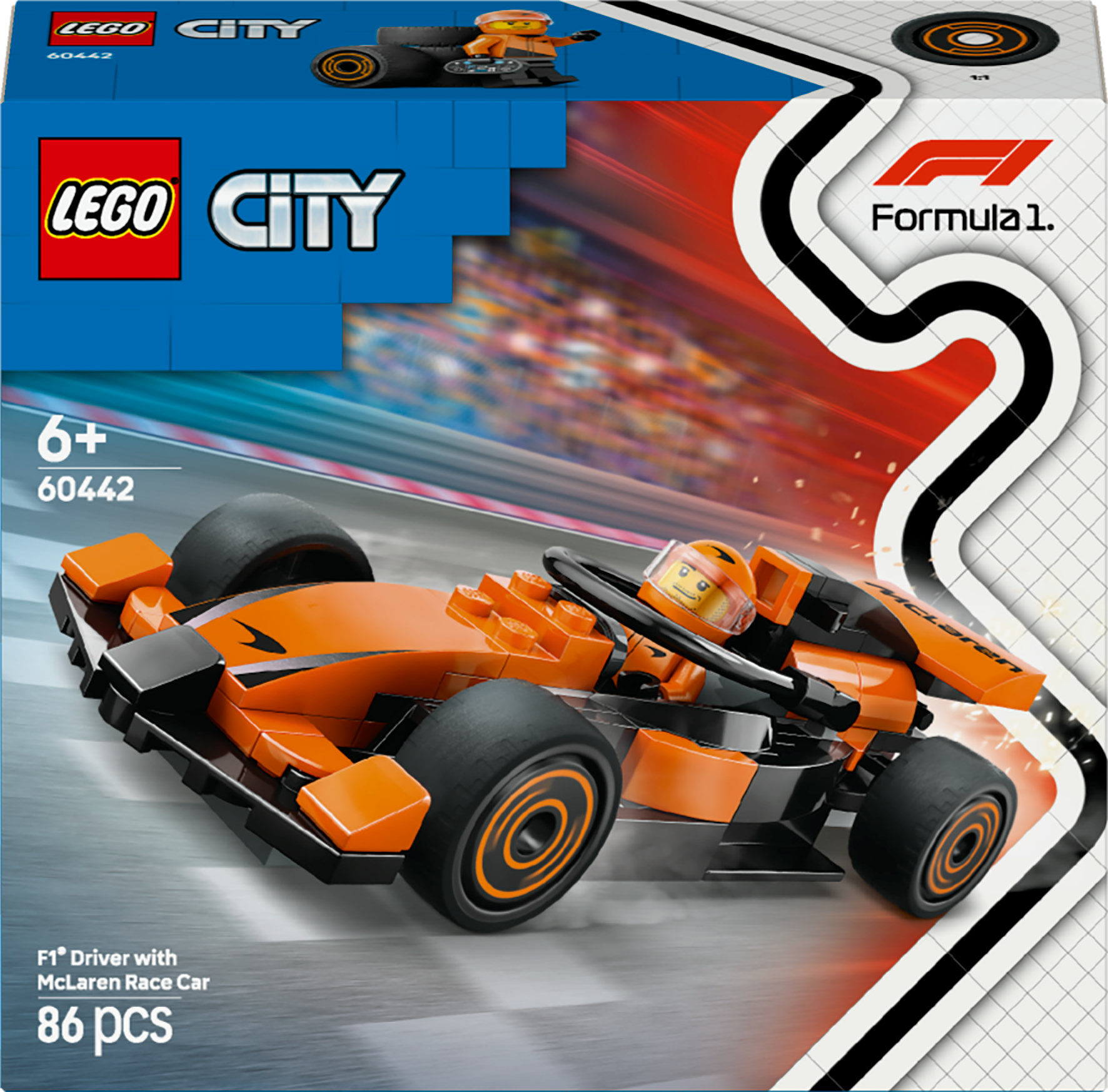 LEGO City Pilota e monoposto McLaren F1®