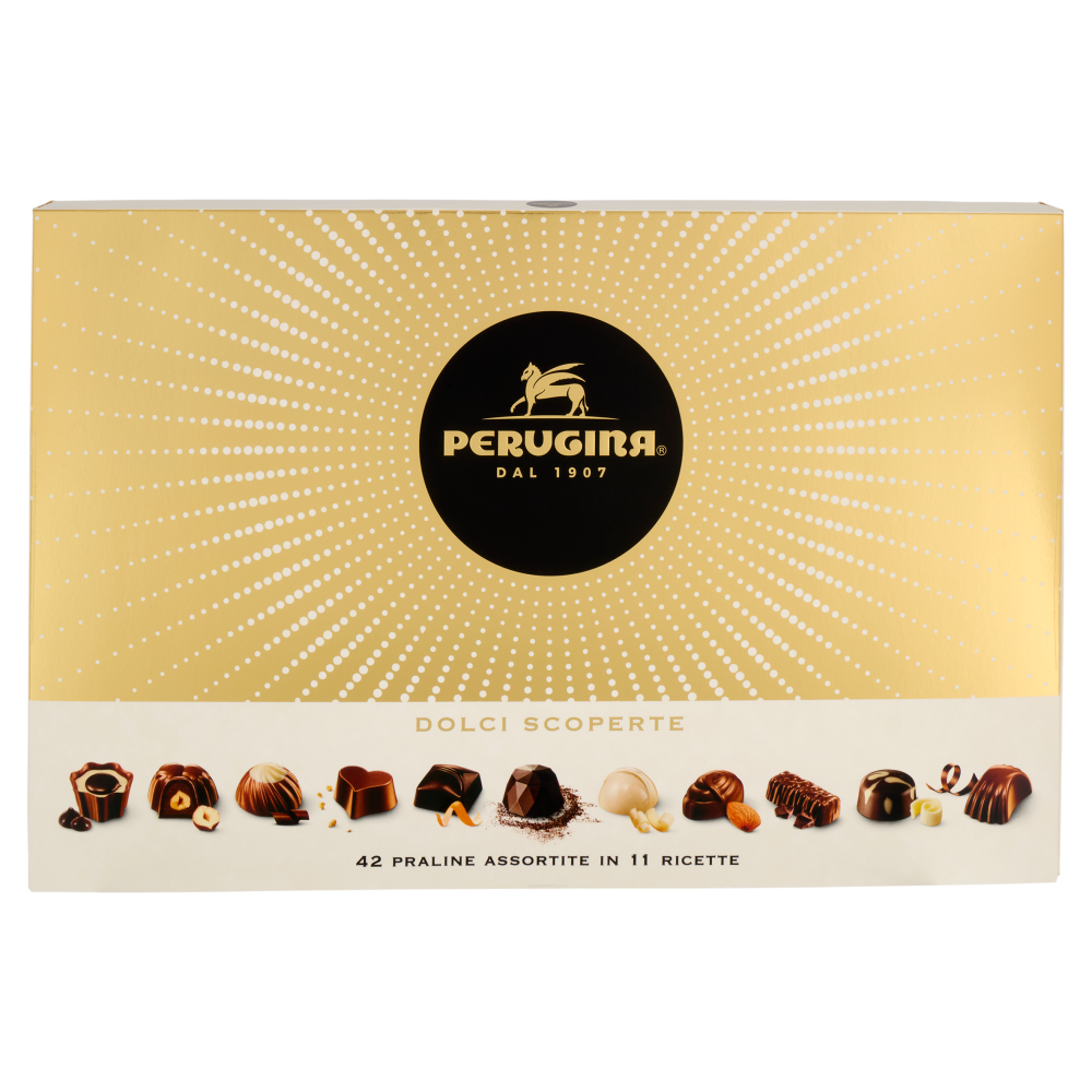PERUGINA Dolci Scoperte Cioccolatini Assortiti Scatola Regalo 398g