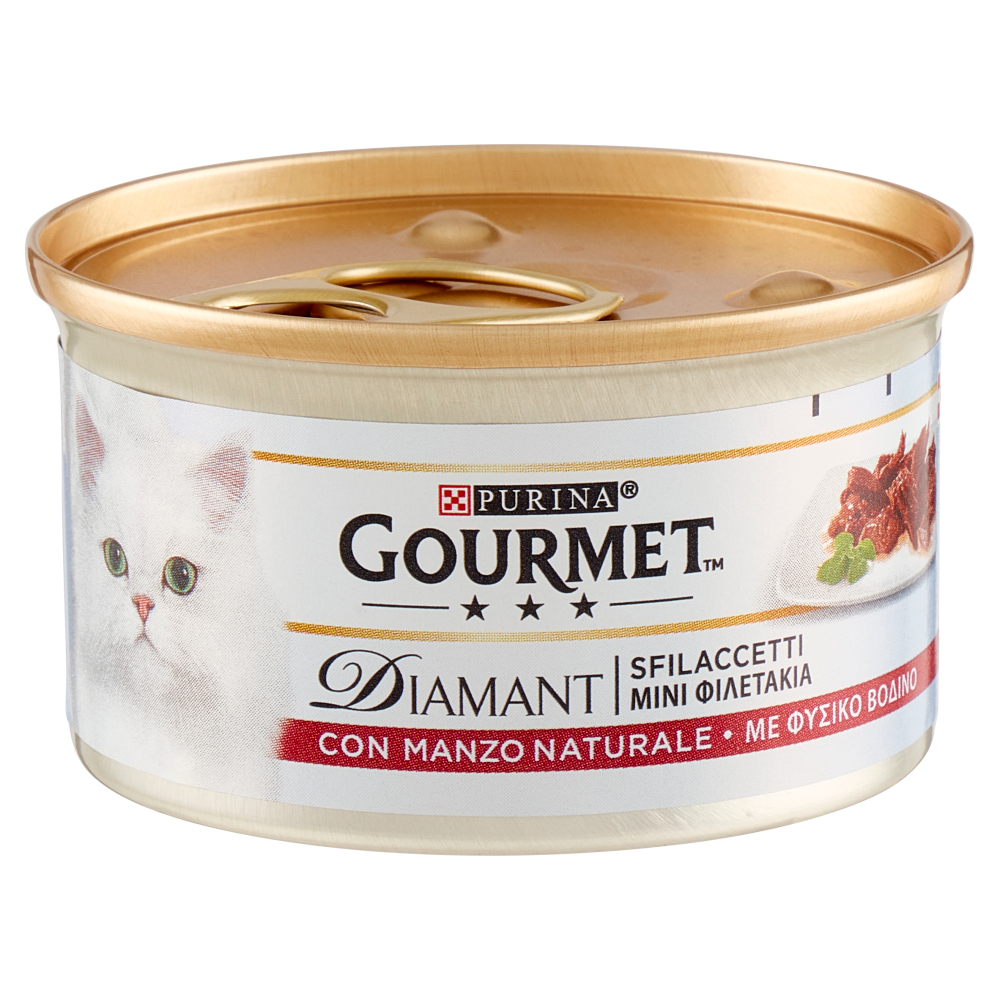 PURINA GOURMET Diamant Sfilaccetti con Manzo Prelibato 85g