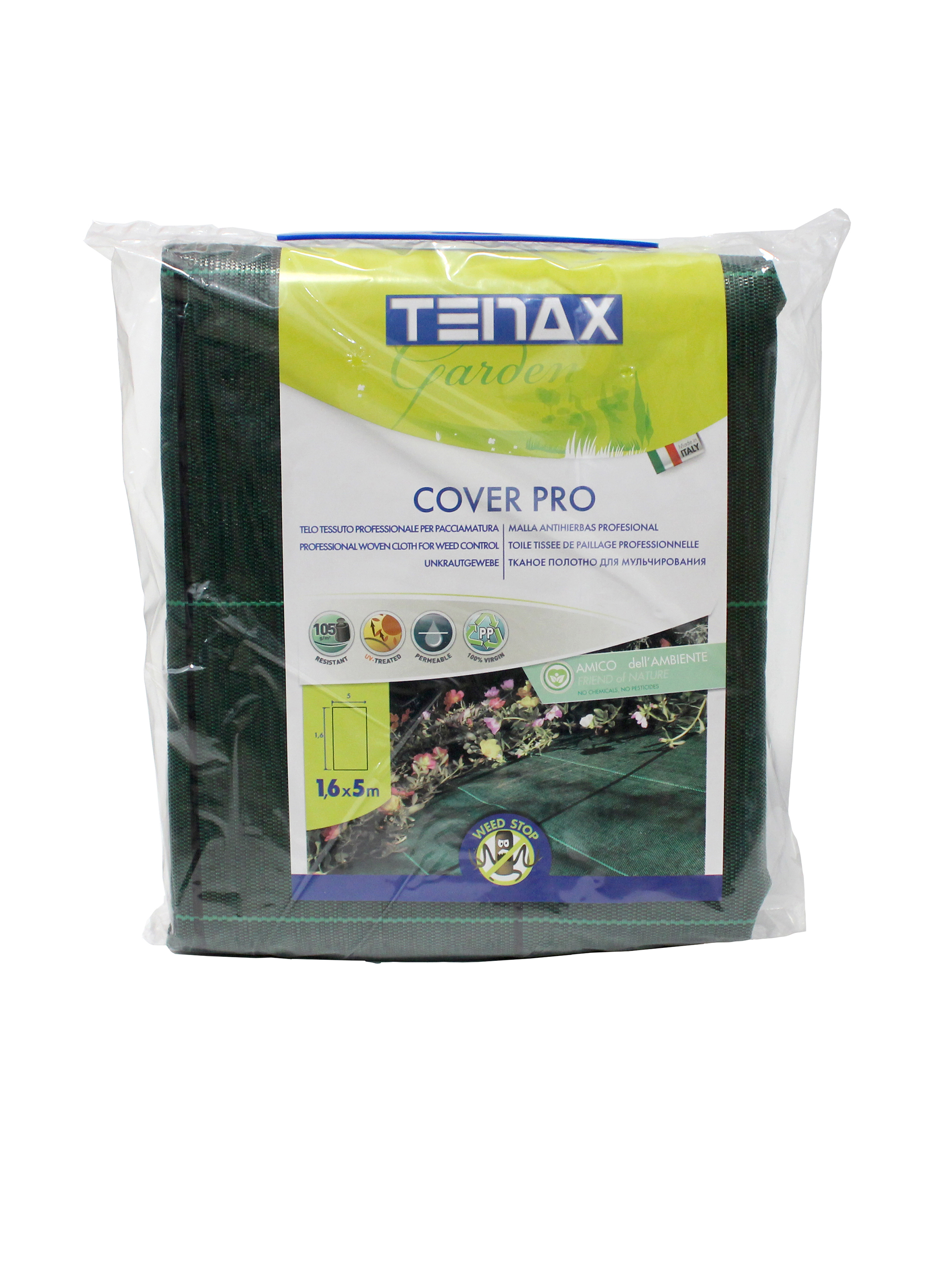 TENAX SPA Telo Pacciamatura 1.6x5m, Verde