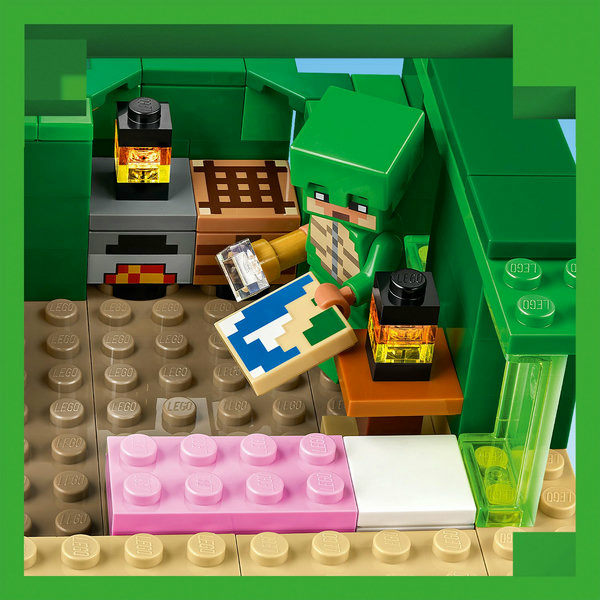 LEGO Minecraft Beach House della tartaruga