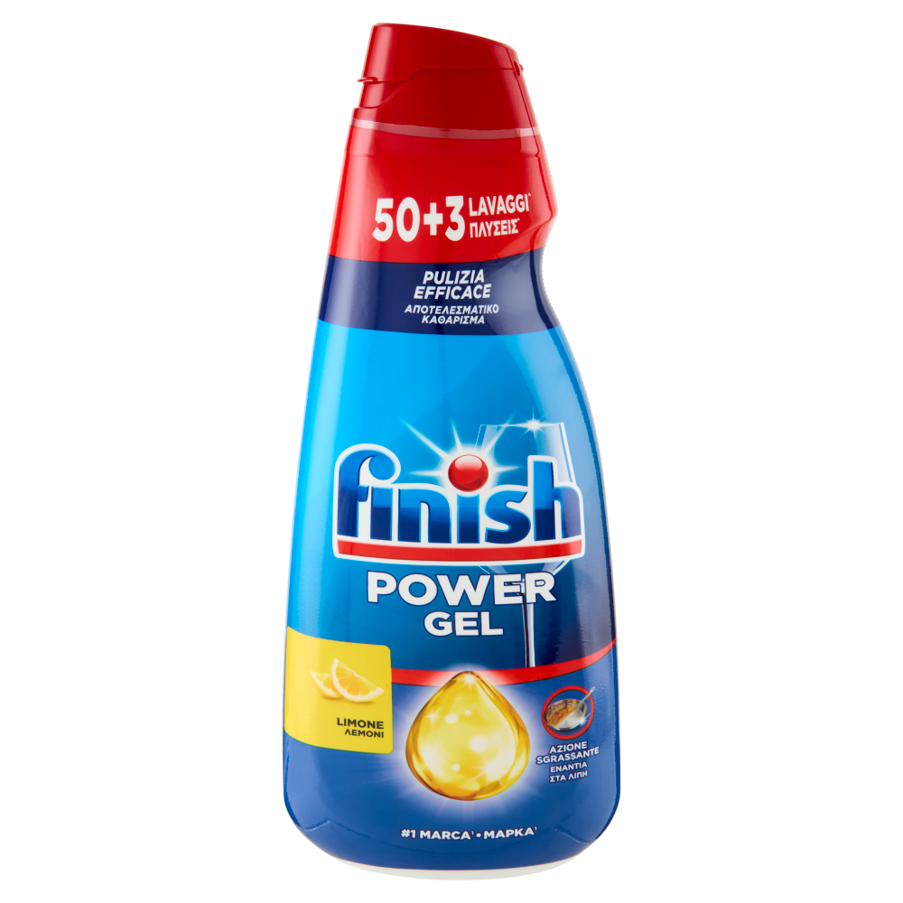 Finish Power Gel Limone 50+3 lavaggi liquido lavastovigie 994 ml