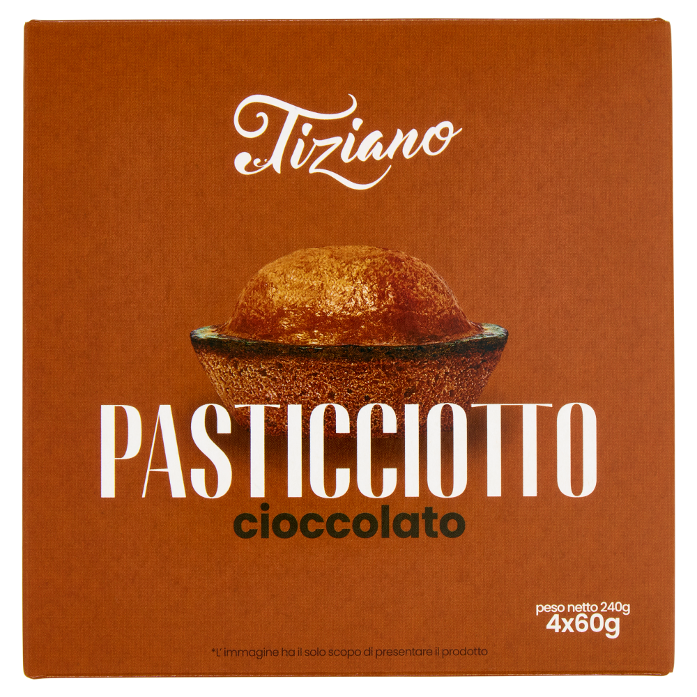 Tiziano Pasticciotto cioccolato 4 x 60 g