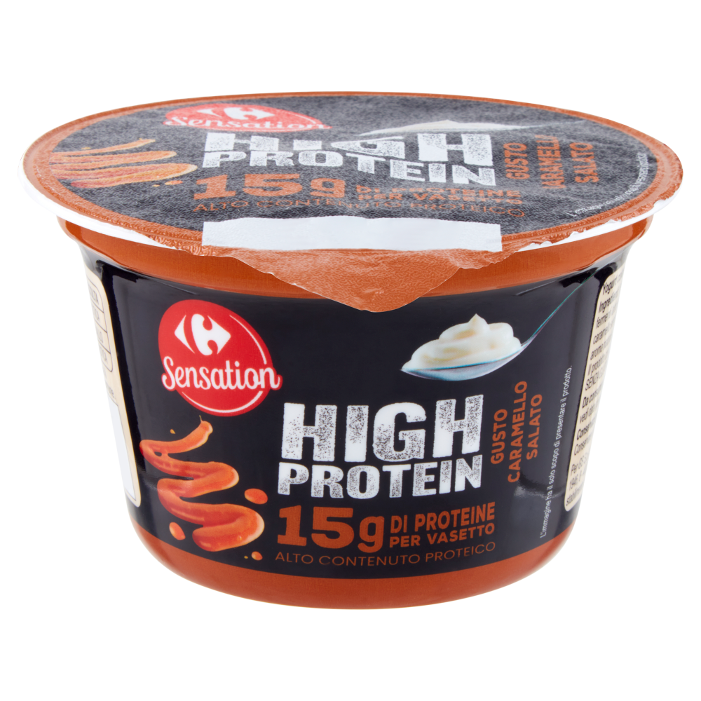 Carrefour Sensation High Protein Gusto Caramello Salato 160 g