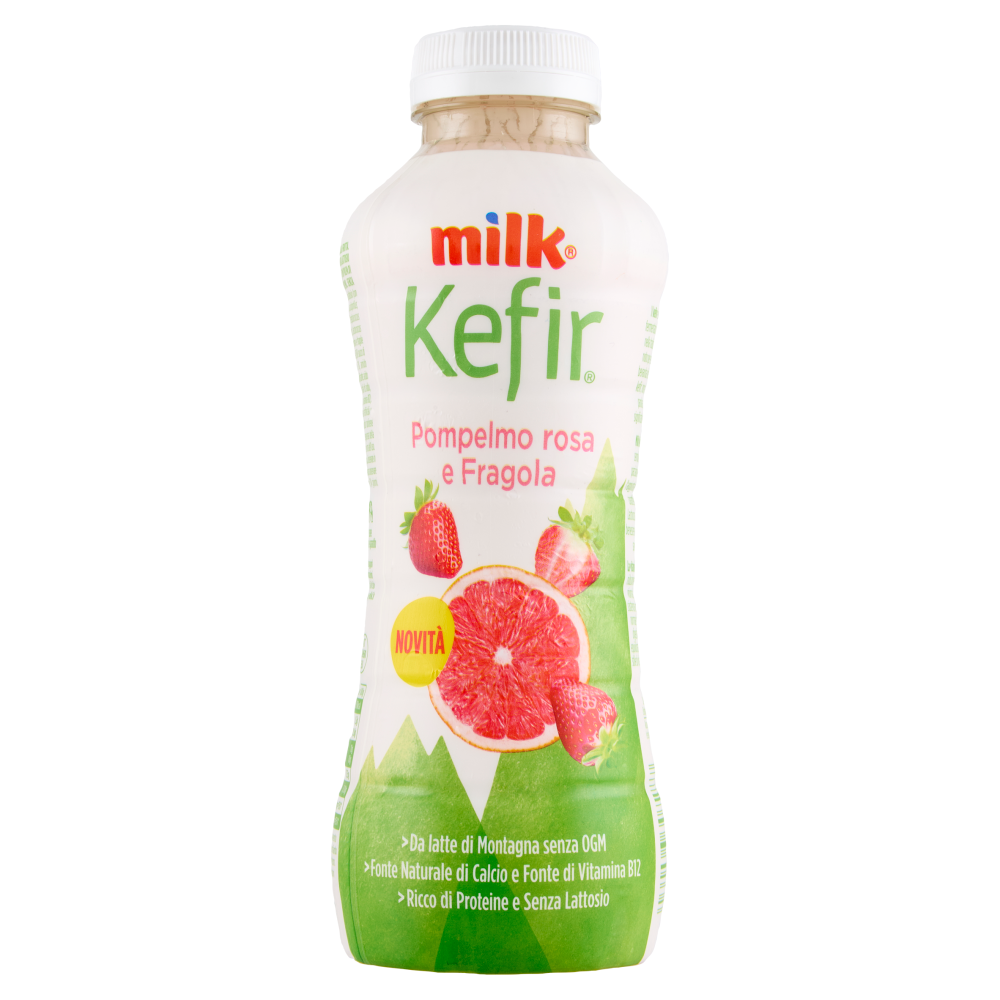 Milk Kefir Pompelmo rosa e Fragola 480 g