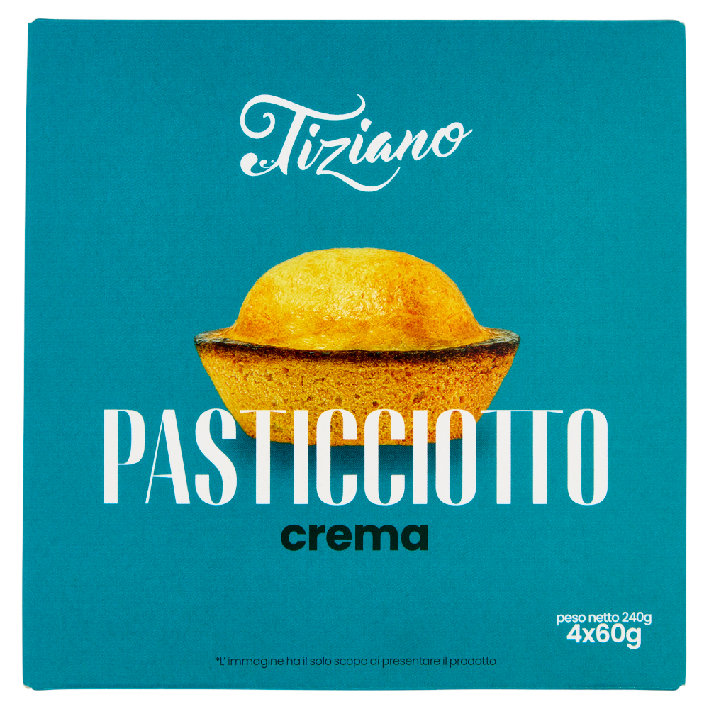 Tiziano Pasticciotto crema 4 x 60 g