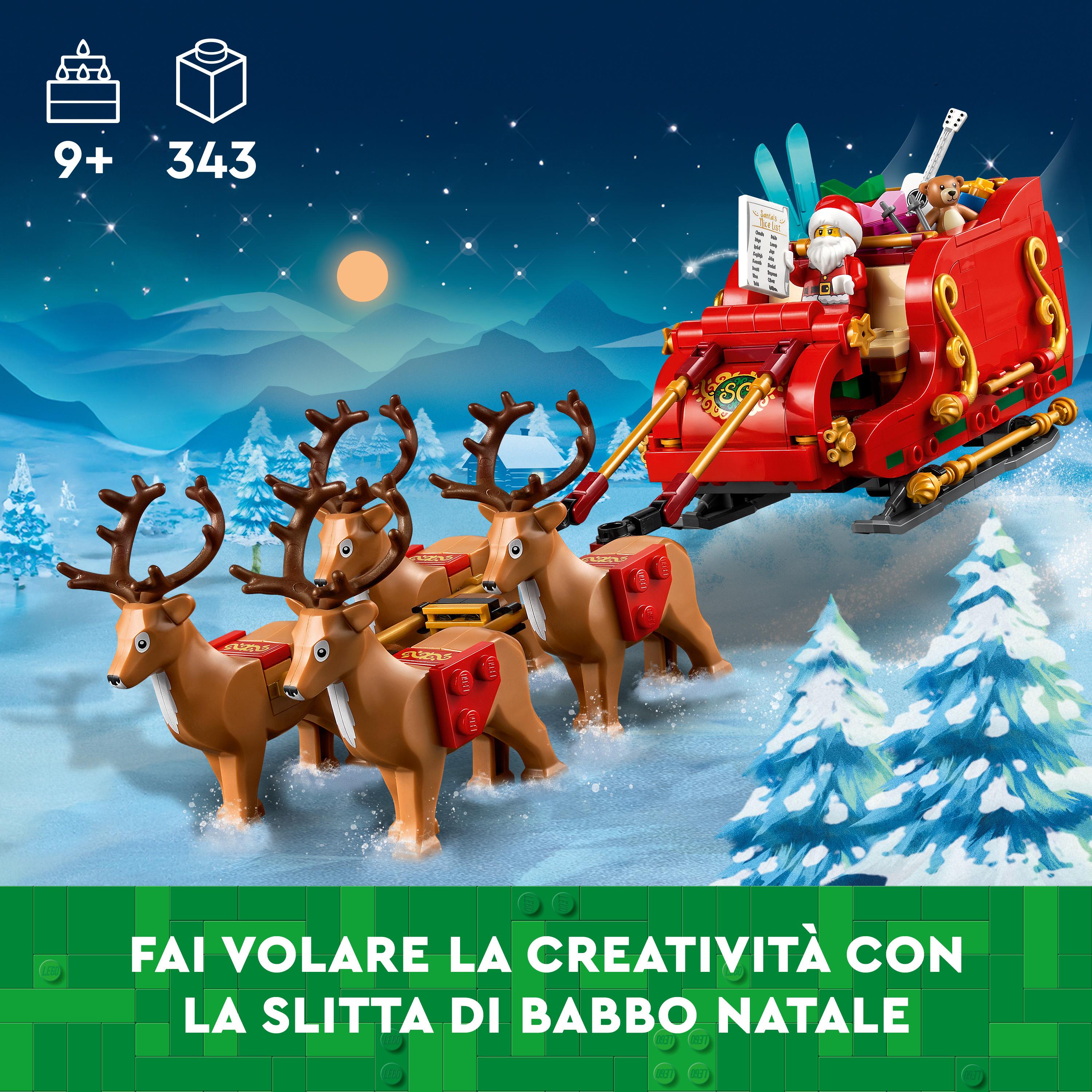 LEGO Iconic La slitta di babbo Natale