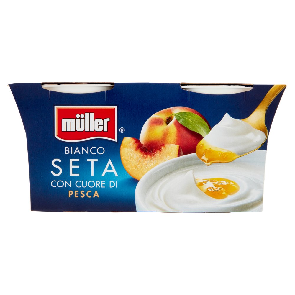 müller Bianco Seta con Cuore di Pesca 2 x 125 g