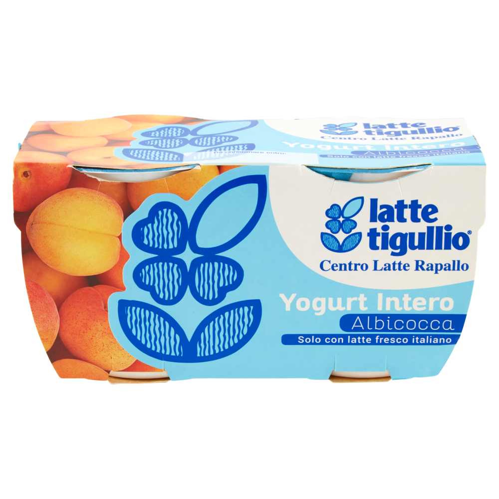 latte tigullio Yogurt Intero Albicocca 2 x 125 g