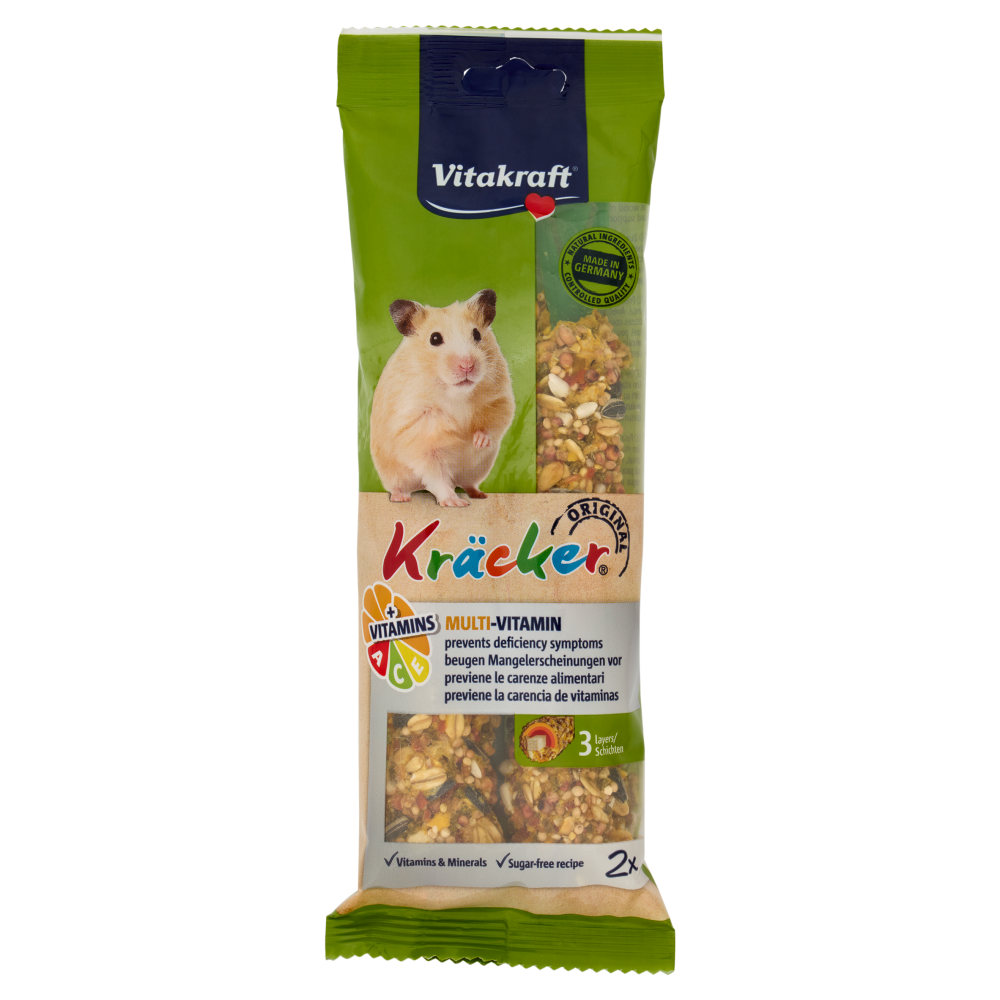 Vitakraft Kräcker Original Multi-Vitamin + Vitamins ACE criceti 2 pezzi 112 g