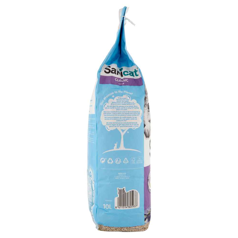 Sanicat Classic Lettiera assorbente Lavender 10 L