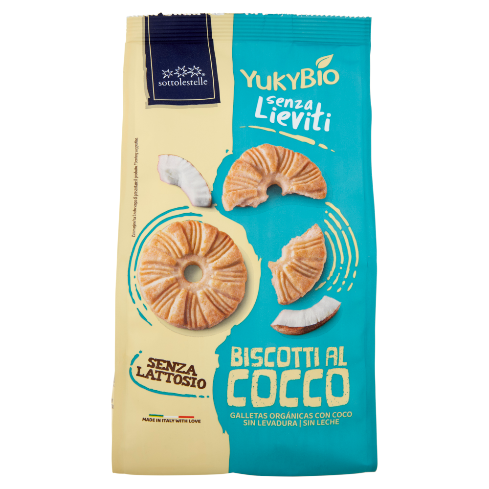 YukyBio Senza Lieviti Biscotti al Cocco 300 g