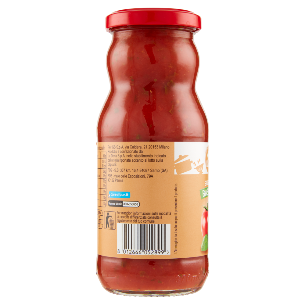 Carrefour Classic Salsa al Basilico 350 g