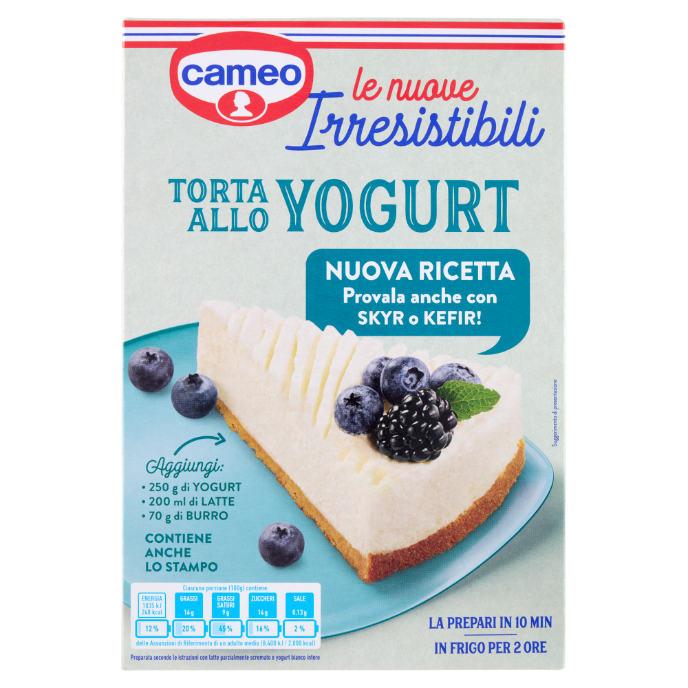 cameo le nuove Irresistibili Torta allo Yogurt 235 g