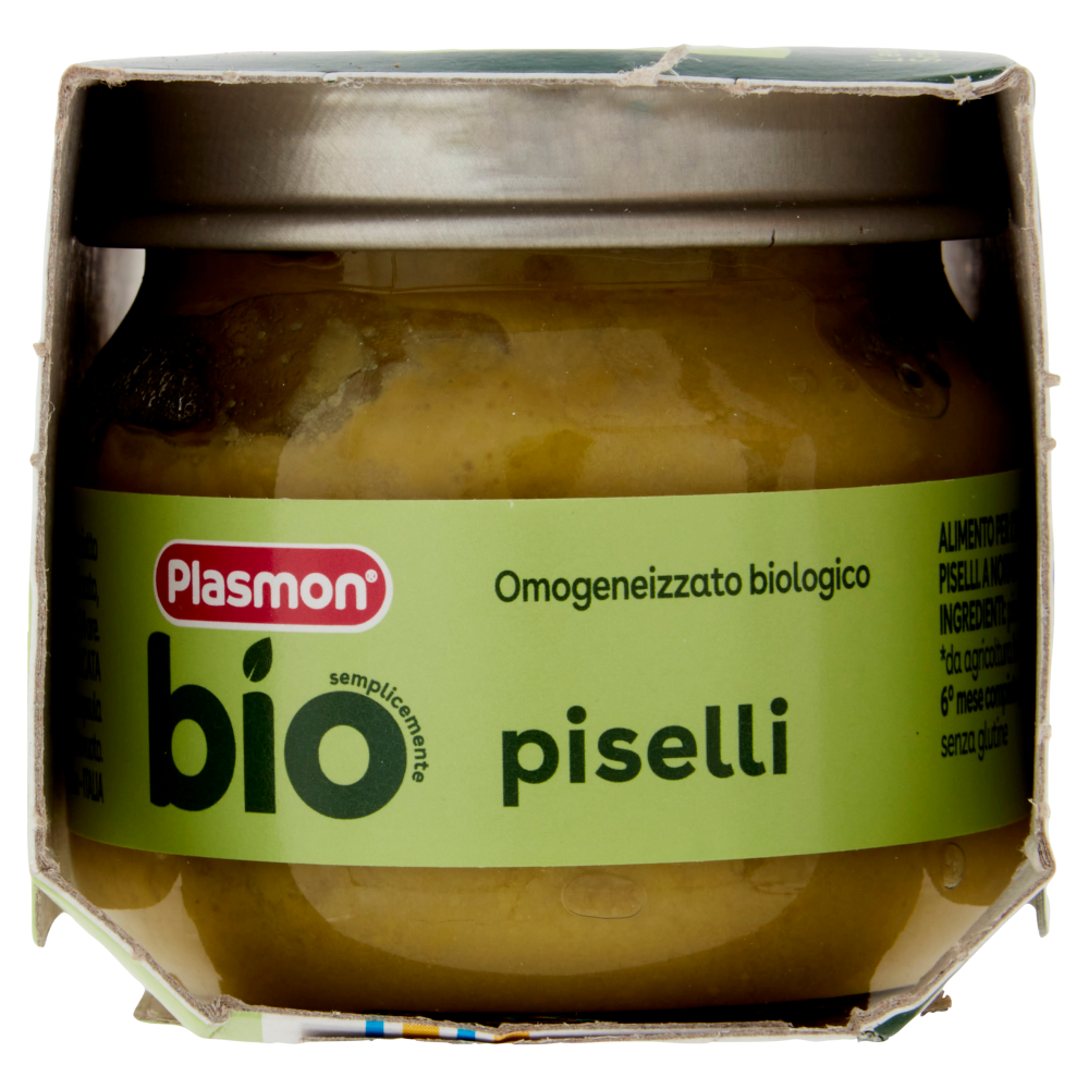 Plasmon semplicemente bio piselli 2 x 80 g