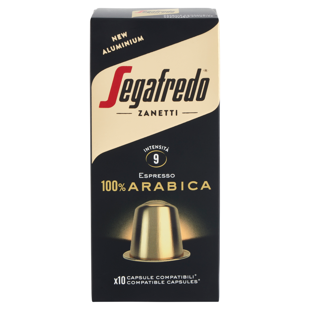 Segafredo Zanetti Espresso 100% Arabica 10 Capsule Compatibili Nespresso* 51 g