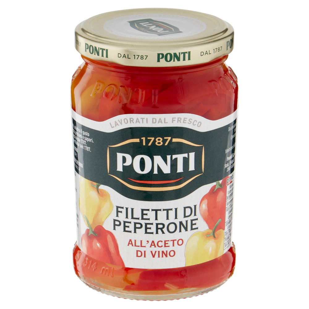 Ponti Filetti di Peperone all'Aceto di Vino 290 g