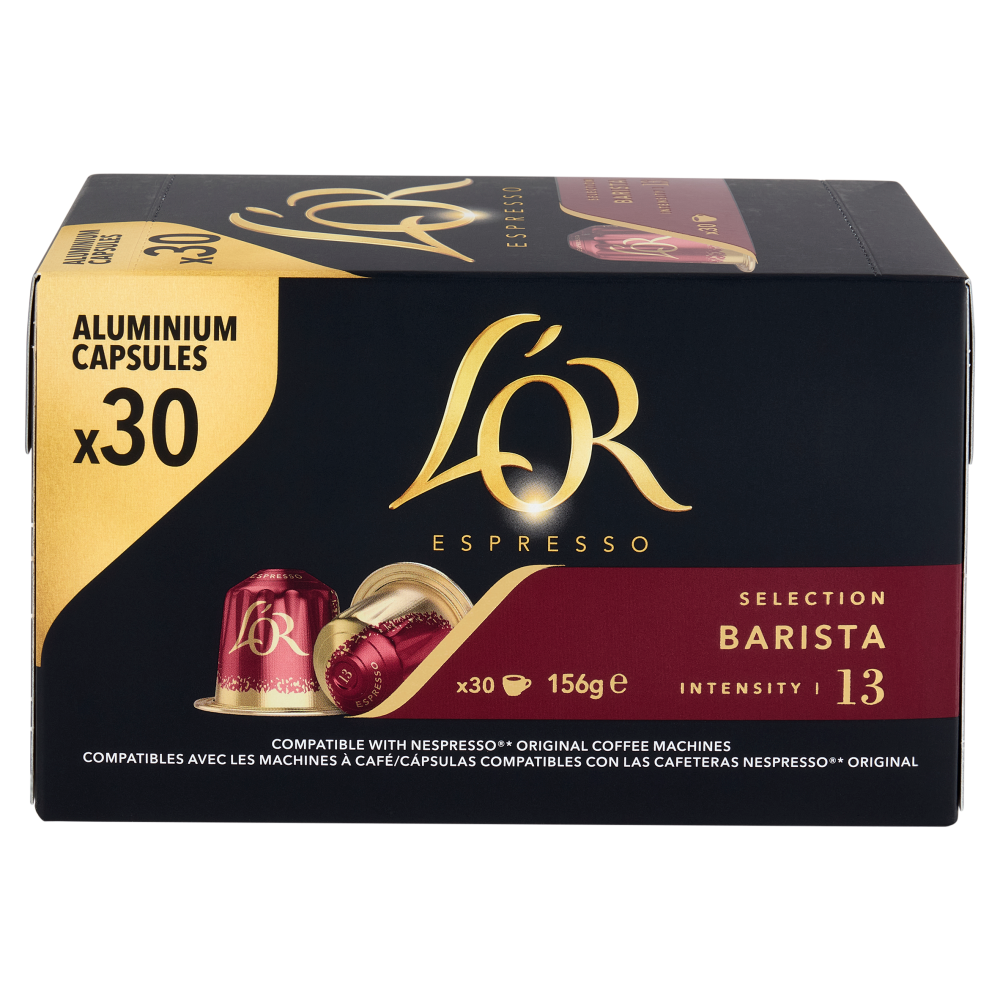 L'OR Barista 13- 30 Capsule Caffè Compatibili con Macchine Nespresso*® Original 156g