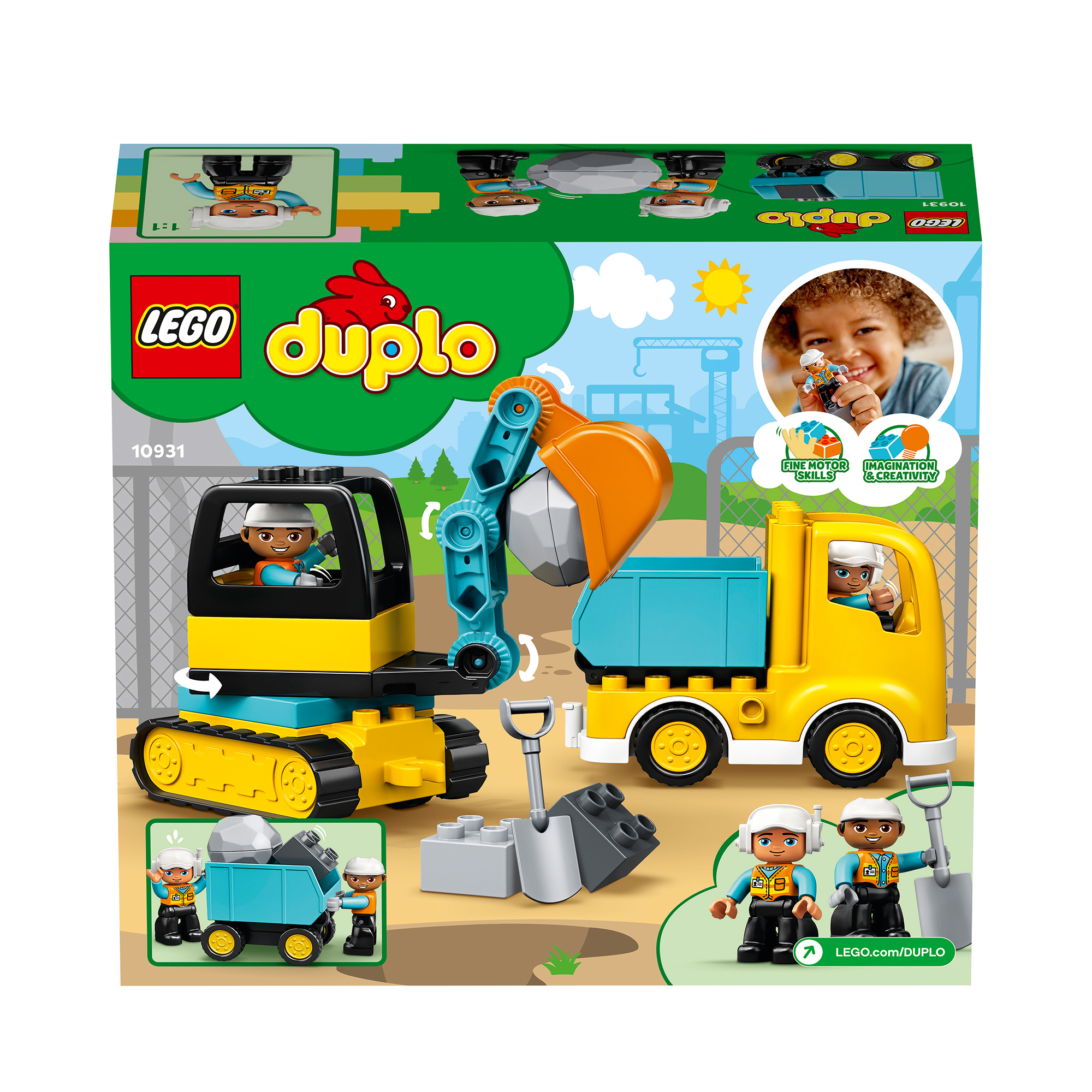 LEGO DUPLO Camion e scavatrice cingolata