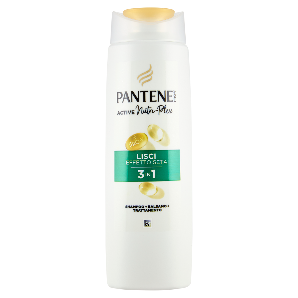 Pantene Pro-V Lisci Effetto Seta 3 in 1 Shampoo + Balsamo + Trattamento Active Nutri-Plex 250 ml
