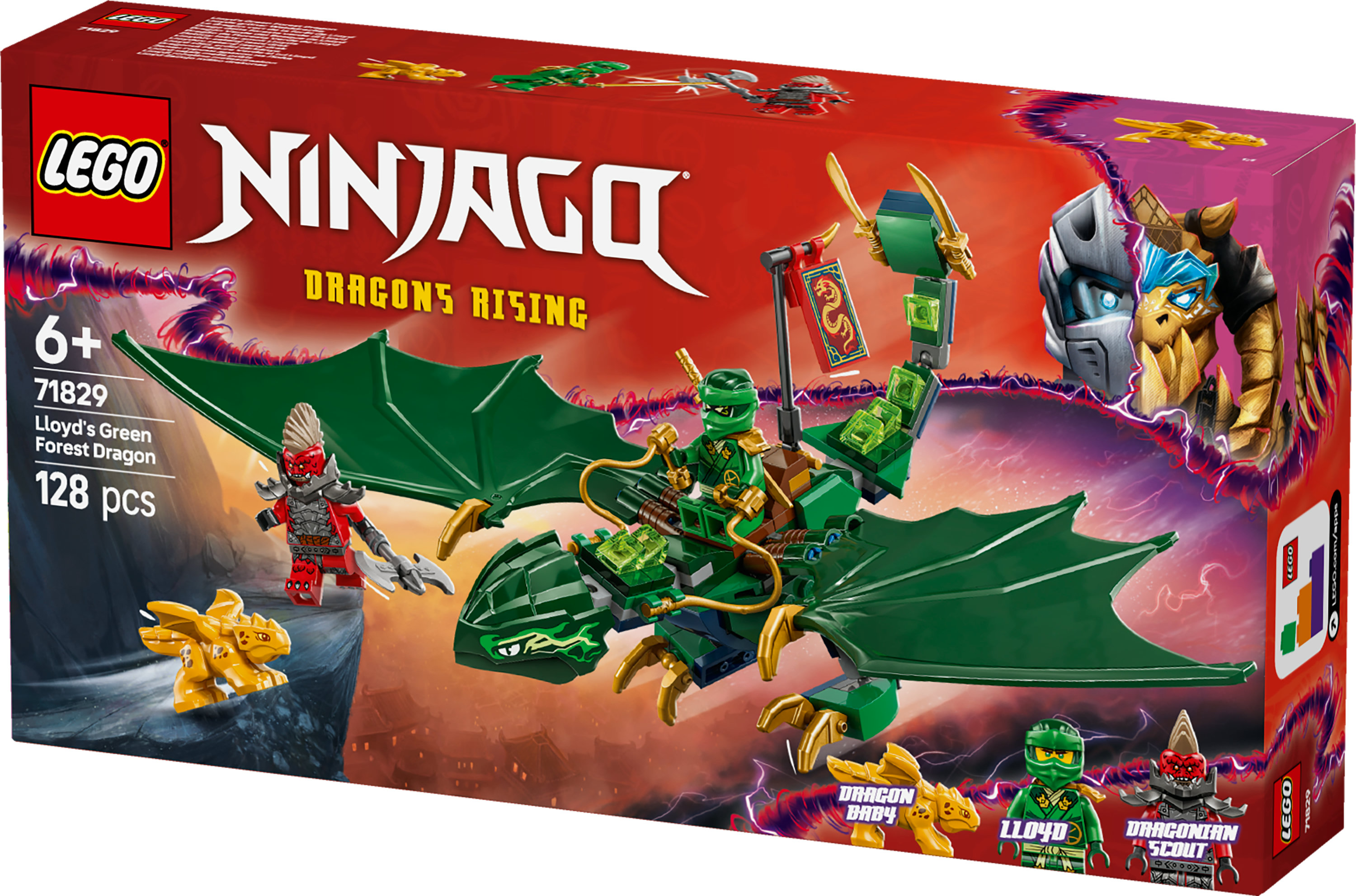 LEGO NINJAGO Drago della foresta verde di Lloyd