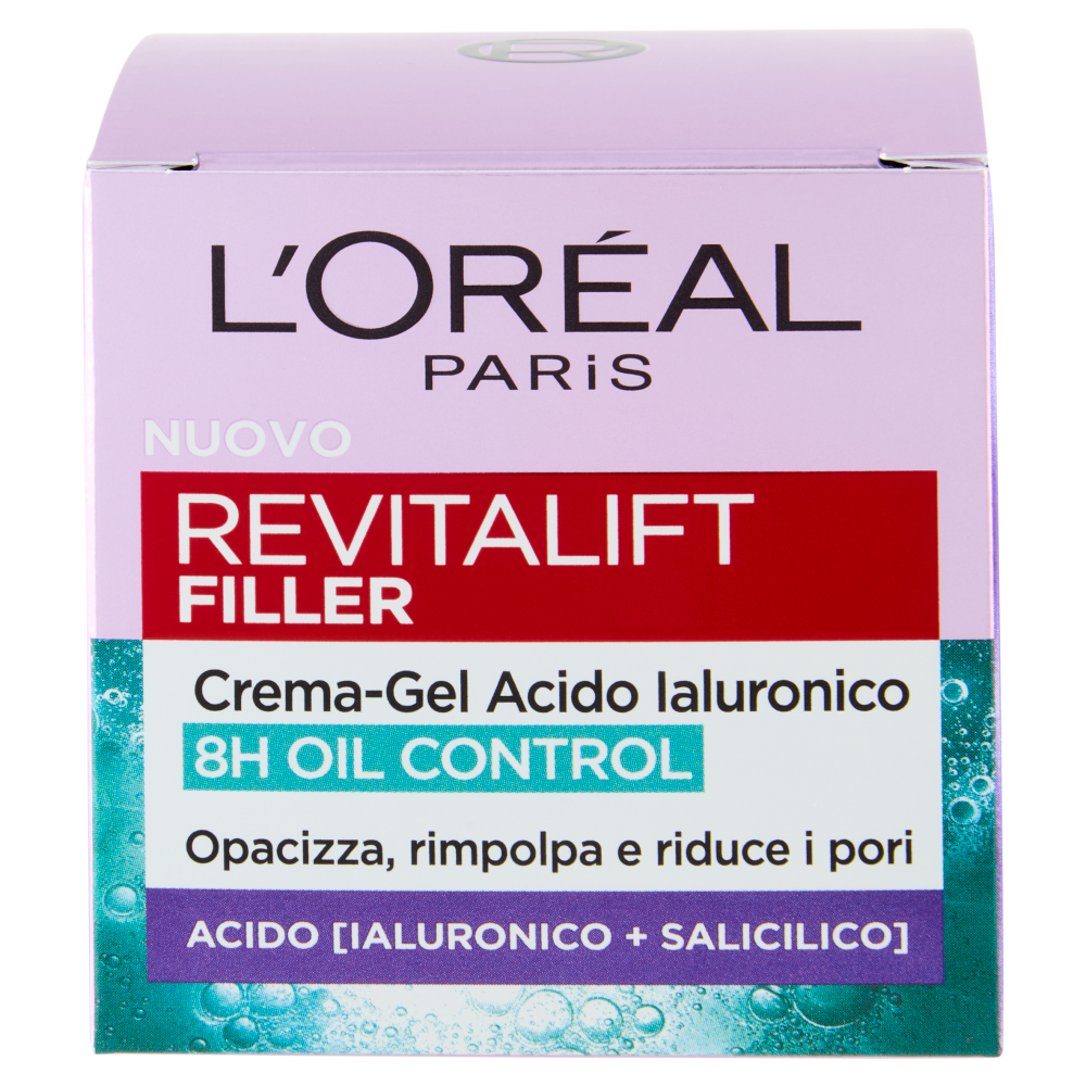 L'Or&eacute;al Paris Revitalift Filler Crema-Gel Acido Ialuronico 8H Oil Control 50 ml