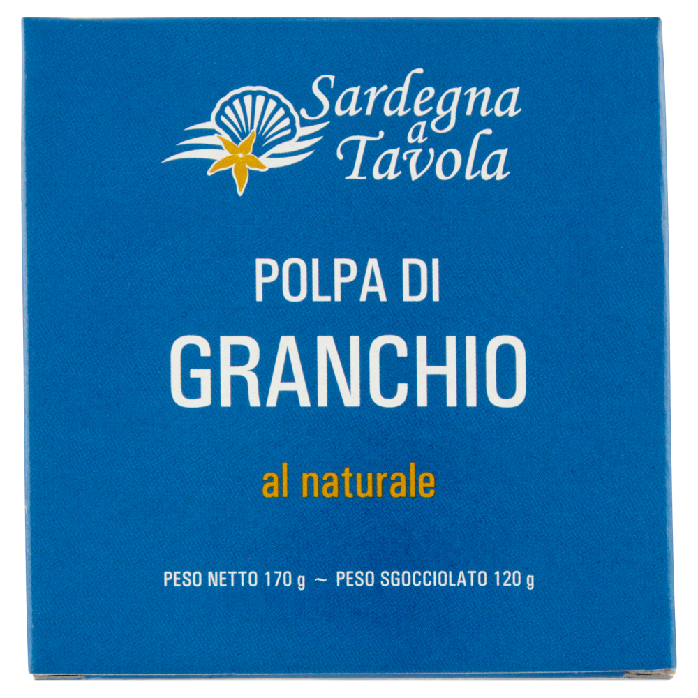 Sardegna a Tavola Polpa di Granchio Premium al naturale 170 g