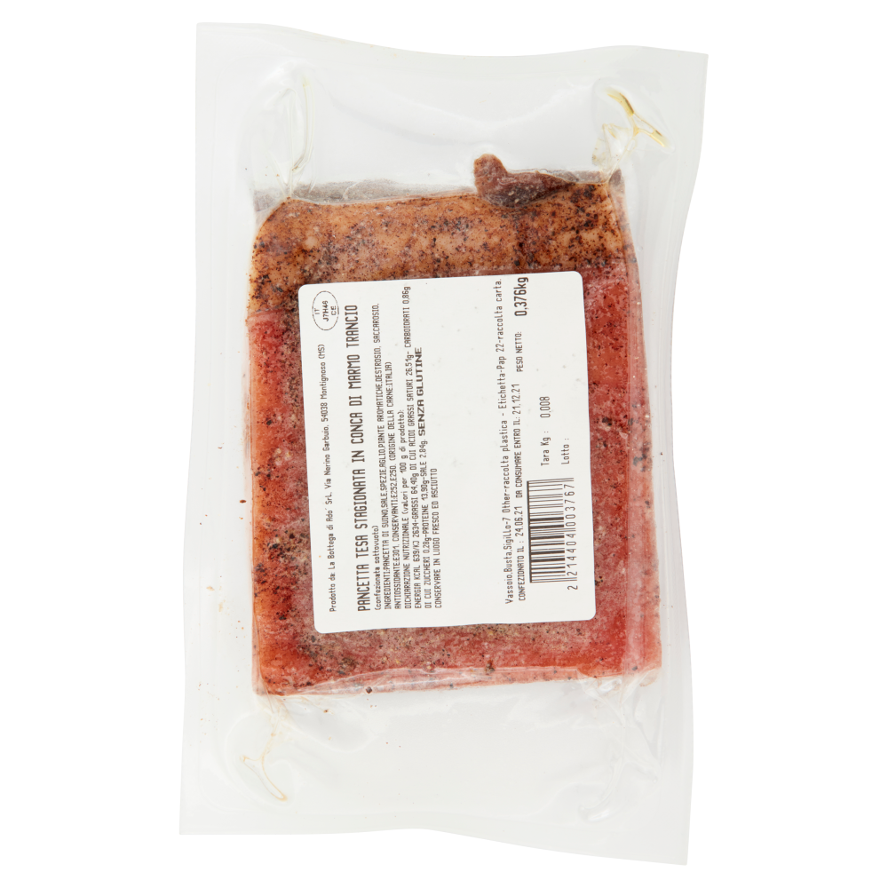 la Bottega di Ad&ograve; Pancetta Stagionata in Conca di Marmo