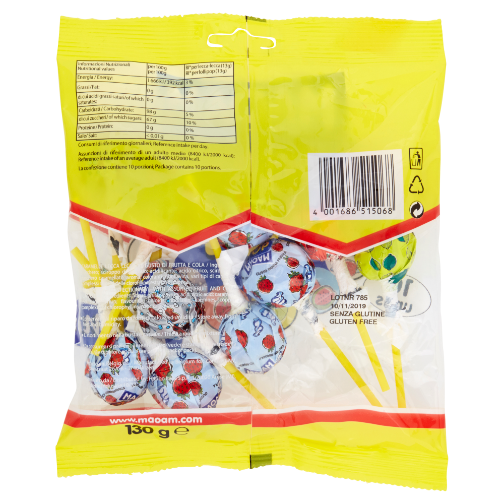 Maoam Mao Pop Best Mix 10 units 130 g