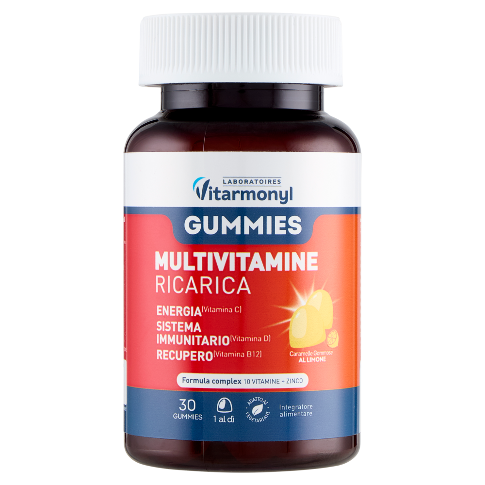Laboratoires Vitarmonyl Gummies Multivitamine Ricarica 30 Gummies 75 g