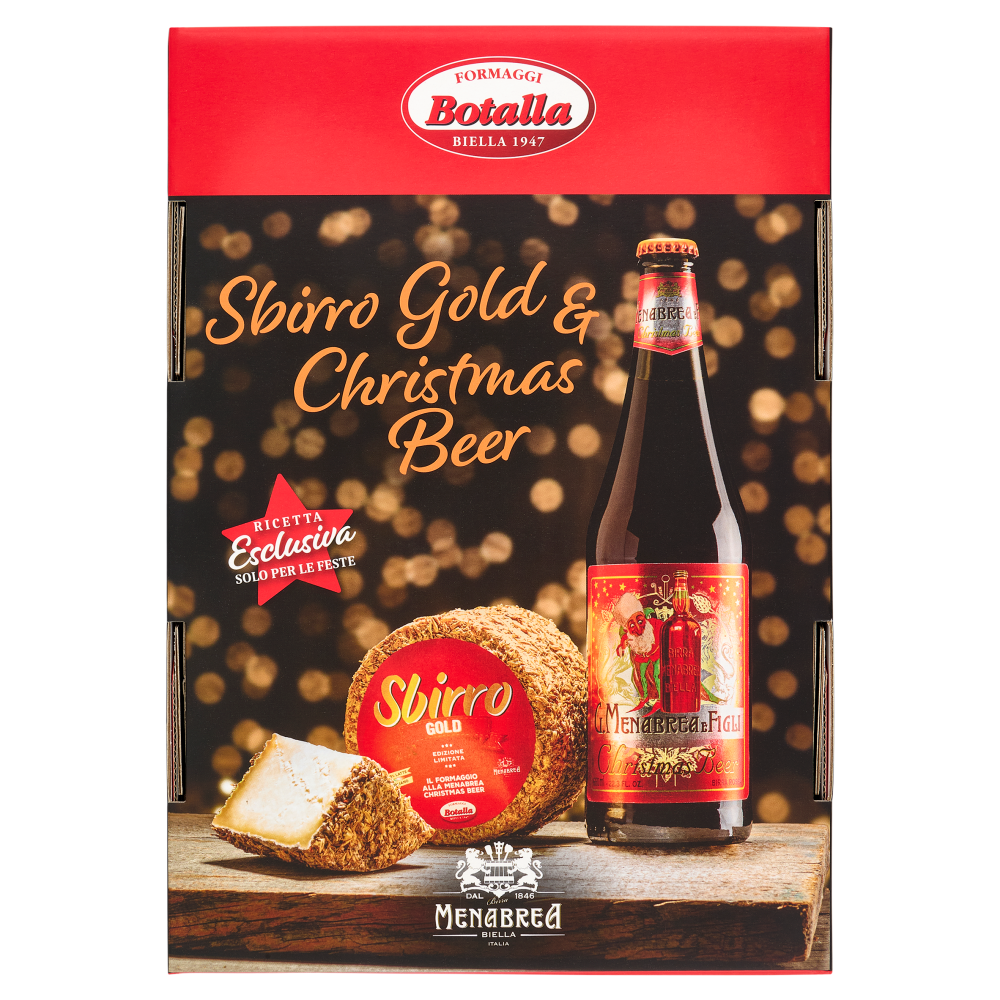  Botalla Sbirro Gold 500 g & Menabrea Christmas Beer 600 ml