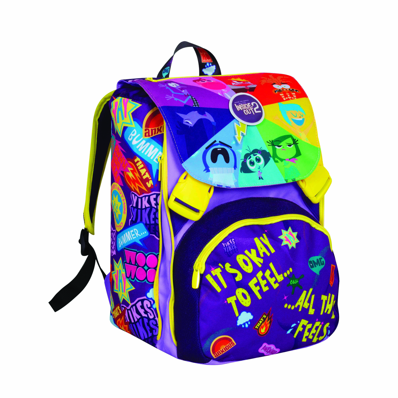 Seven 8055714309200 zaino Zaino scolastico Multicolore Poliestere