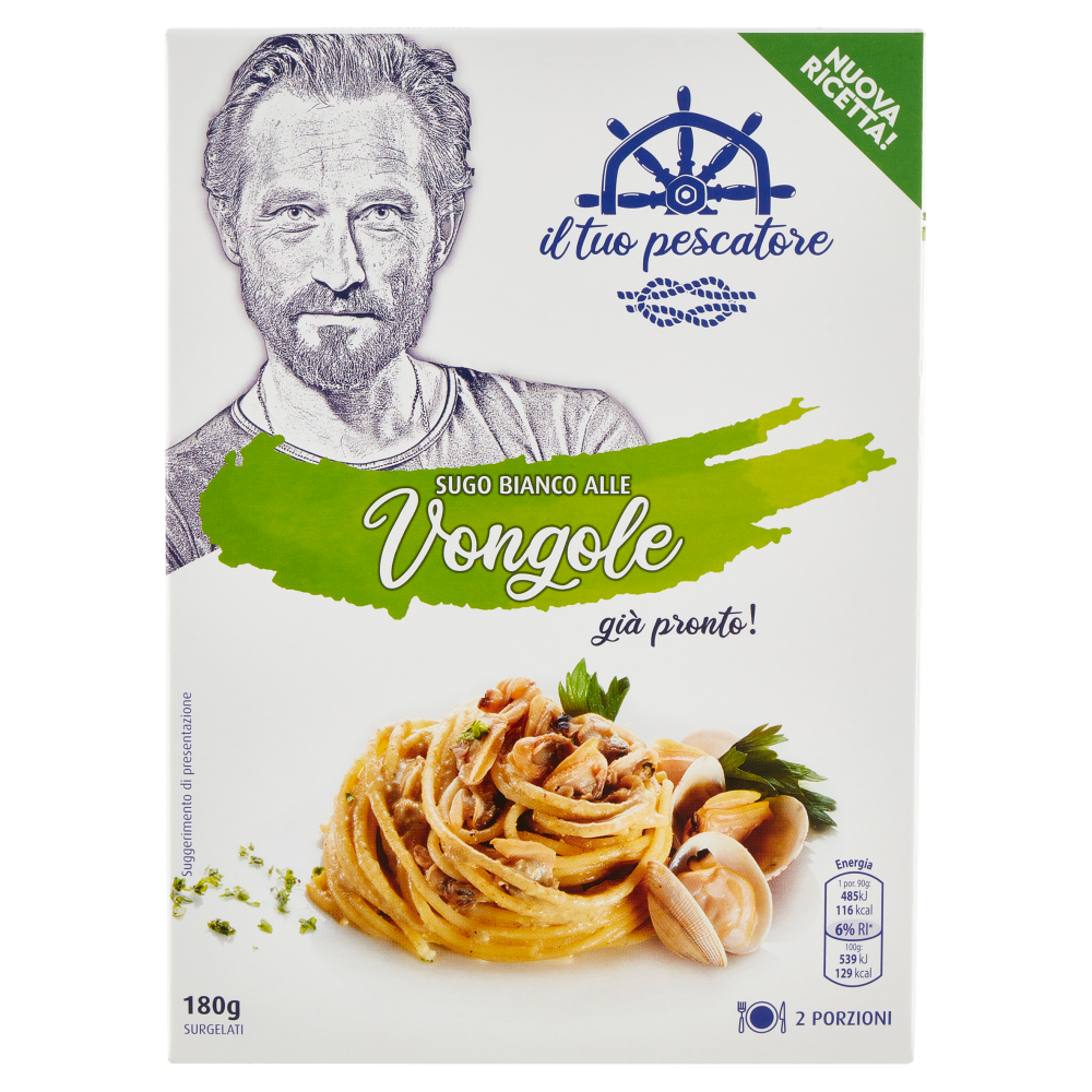 il tuo pescatore Sugo Bianco alle Vongole 180 g