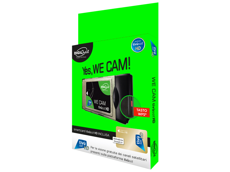 Digiquest WE CAM Tiv&ugrave;sat HD Modulo di accesso condizionato (CAM)