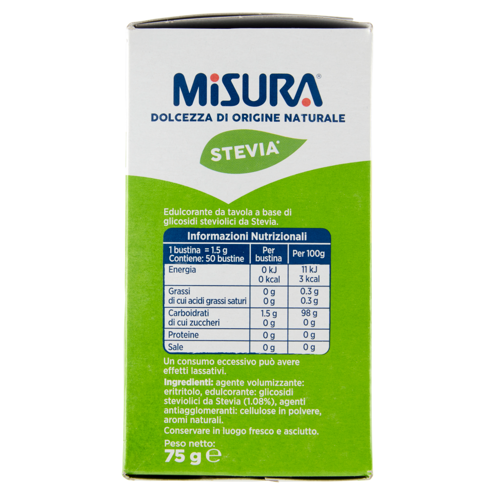 Misura Stevia* 50 bustine 50 x 1.5 g