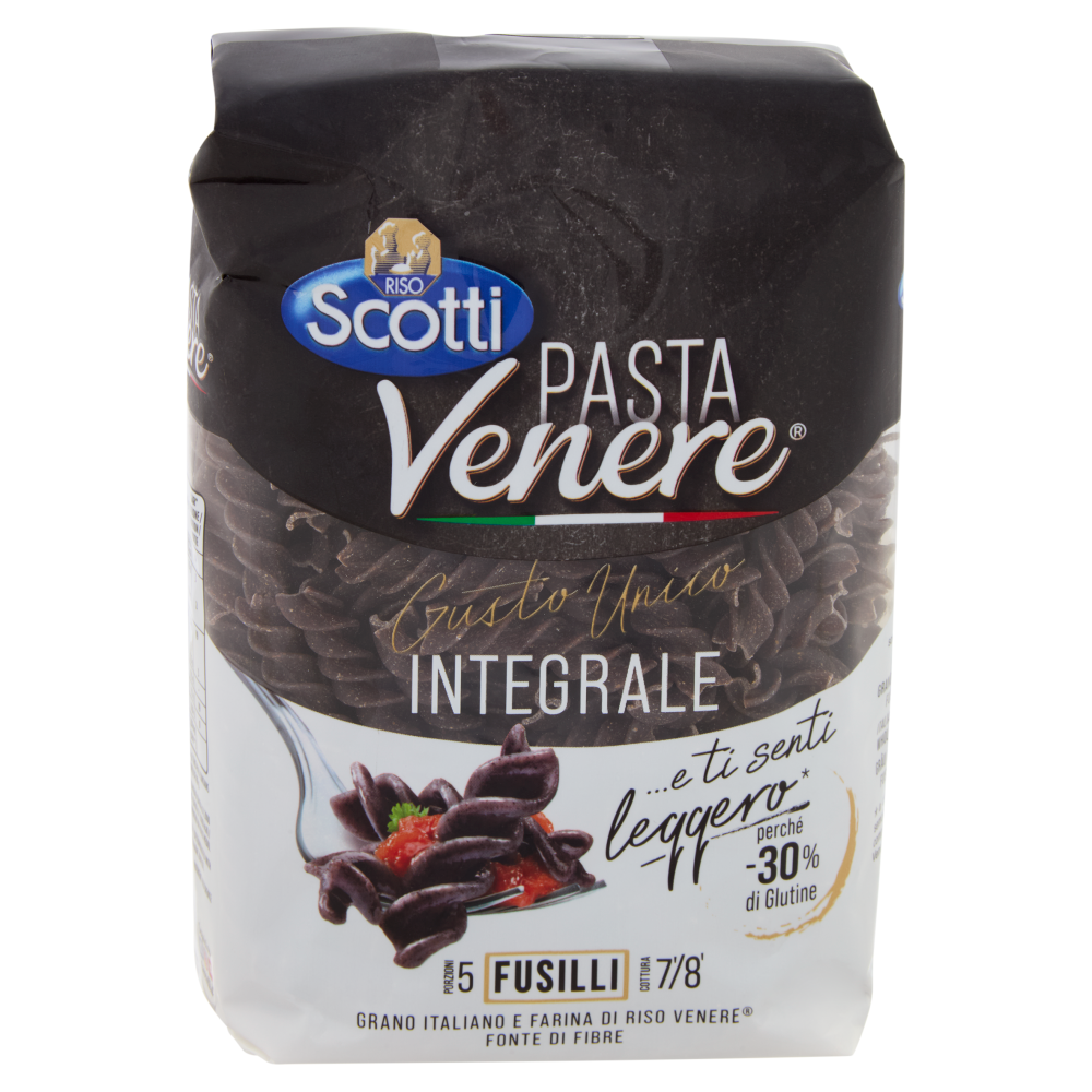 Riso Scotti Pasta Venere Integrale Fusilli 400 g