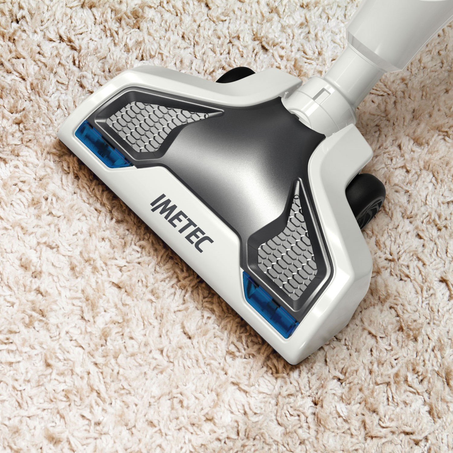 Imetec Piuma Extreme++ SC3-400 Aspirapolvere elettrica AC Secco HEPA Senza sacchetto 0,6 L 450 W Grigio, Bianco